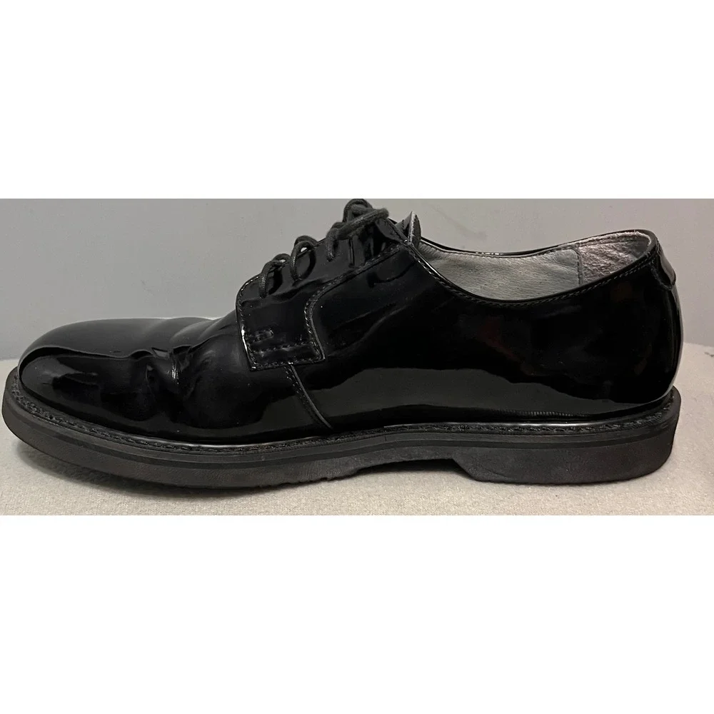 Rocky Mens Black Patent Leather Oxford Shoes High Gloss Formal‎ Dress 10.5 M